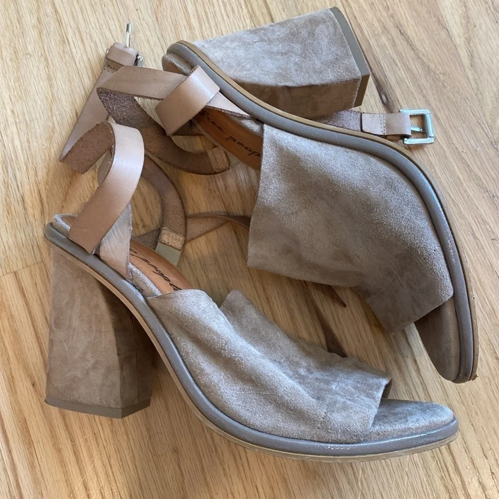 Free People See Ya There Suede Heel